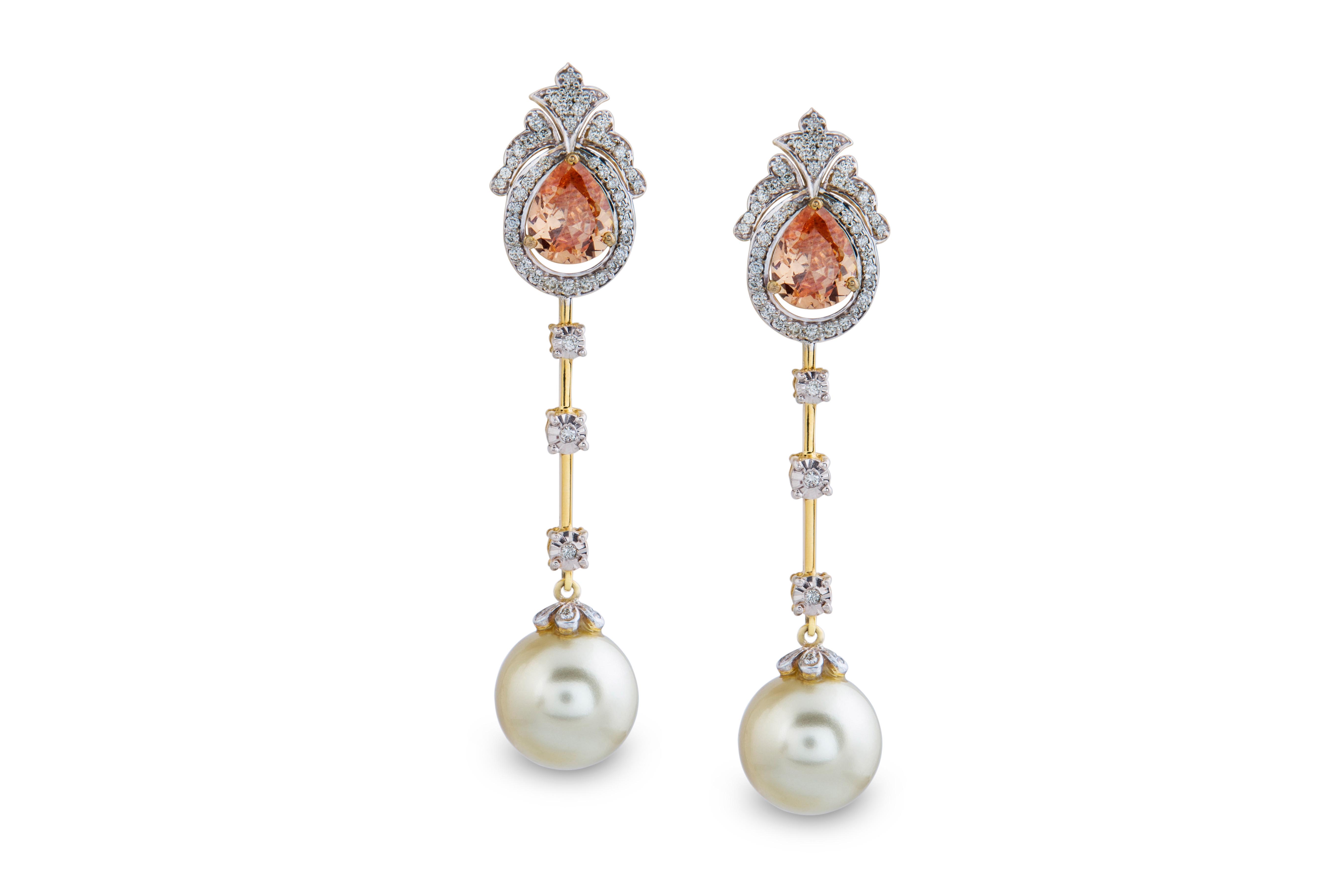 long heavy earrings for wedding - Ghanasingh Fine Jewels