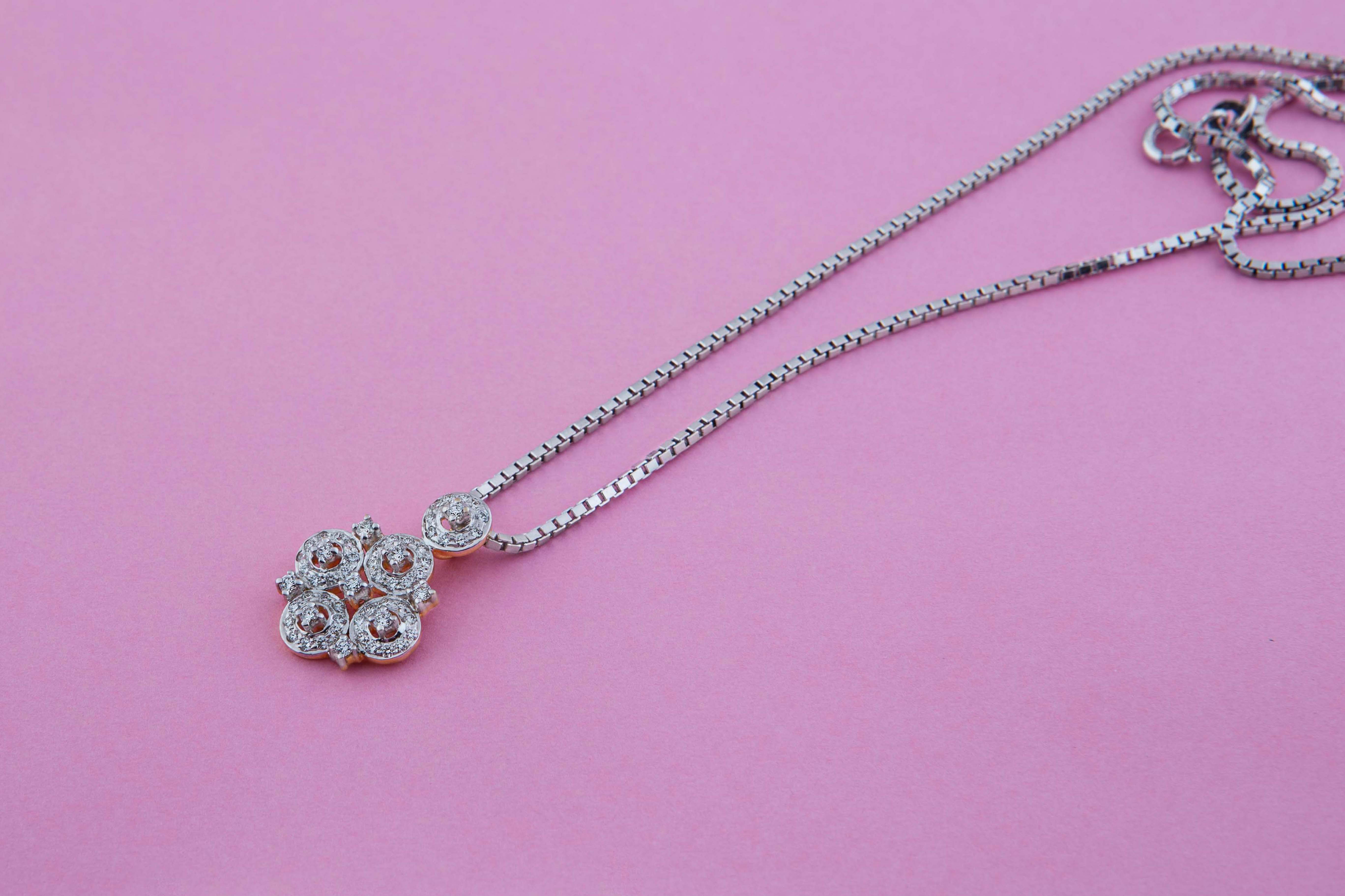 diamond pendant for women - Ghanasingh Fine Jewels